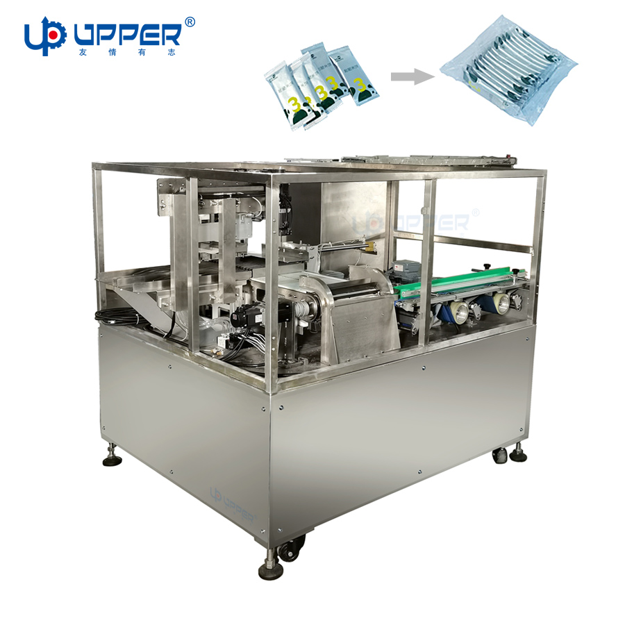 Connect with flow packing machine vertical packing machine e bags automatic count and Sorting Machine for secondly packing machine or cartoning machine packing 